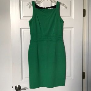 Sleeveless green dress